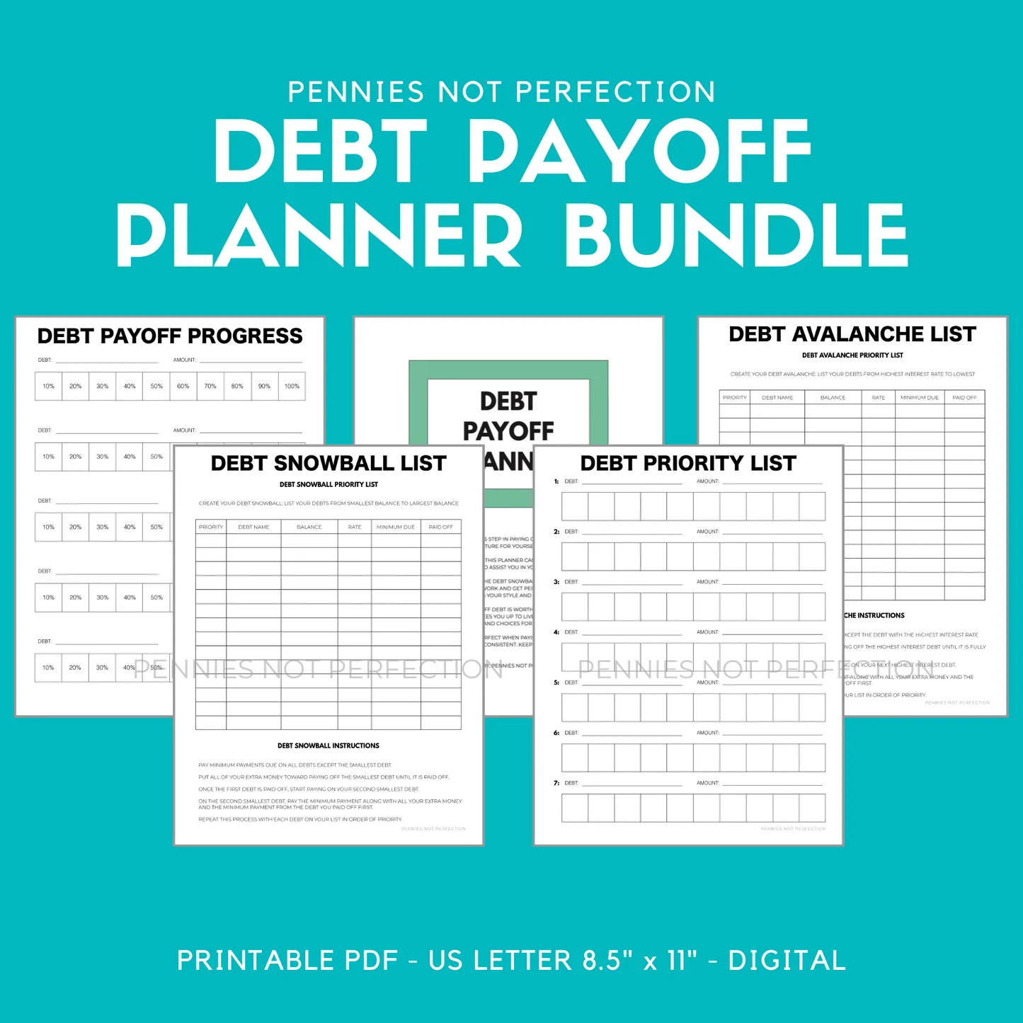 Debt Payoff Planner Bundle