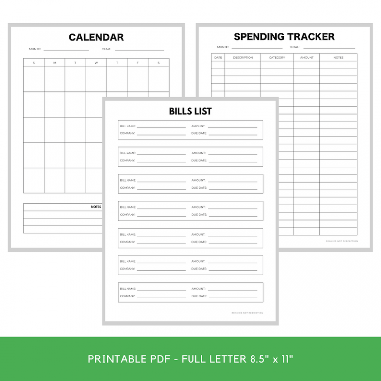 Pay Yourself First Budget Printable Planner Pay Yourself First Budget Printable Planner