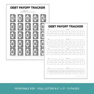 Debt Payoff Planner Bundle Printable Bundle | Debt Snowball & Debt