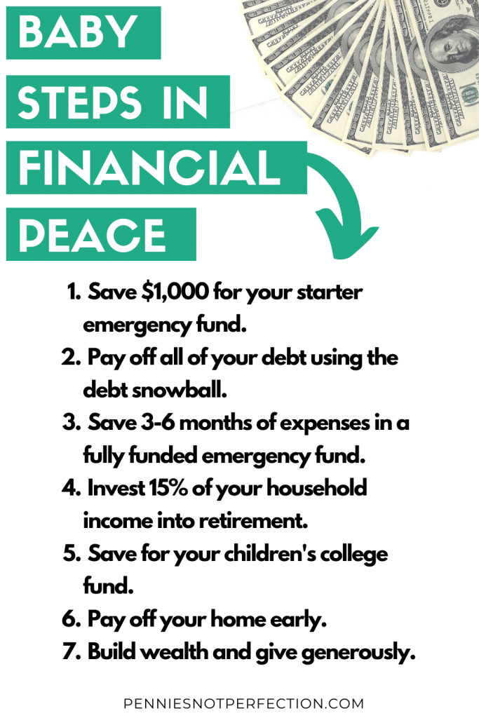 Dave Ramsey's baby steps to financial peace