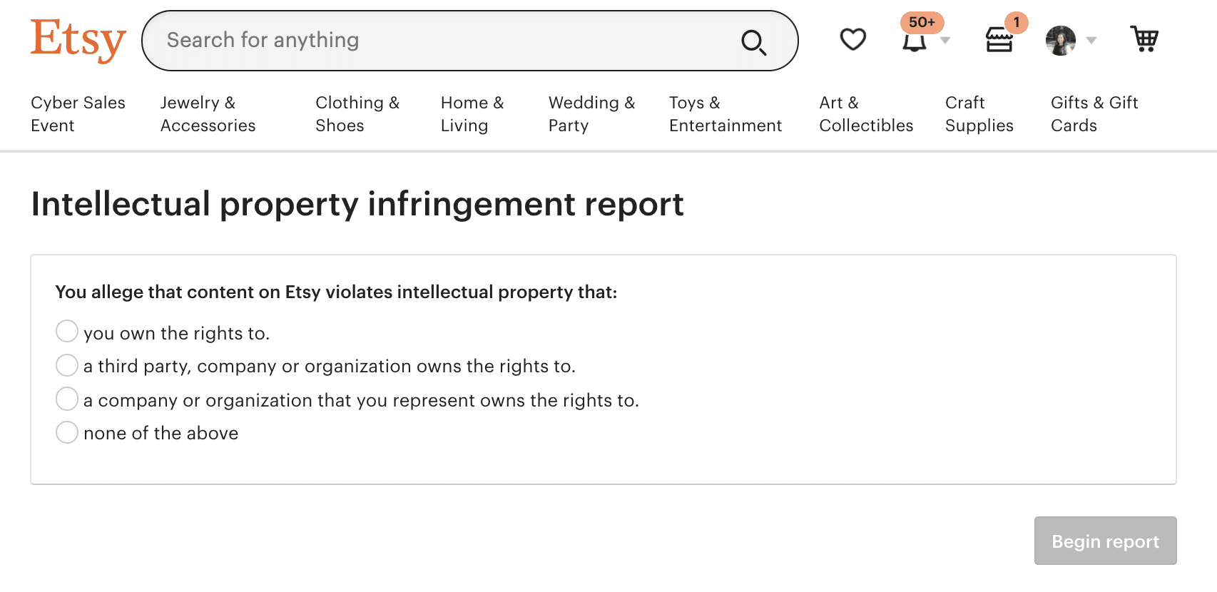 How To File An Etsy Copyright Infringement Report