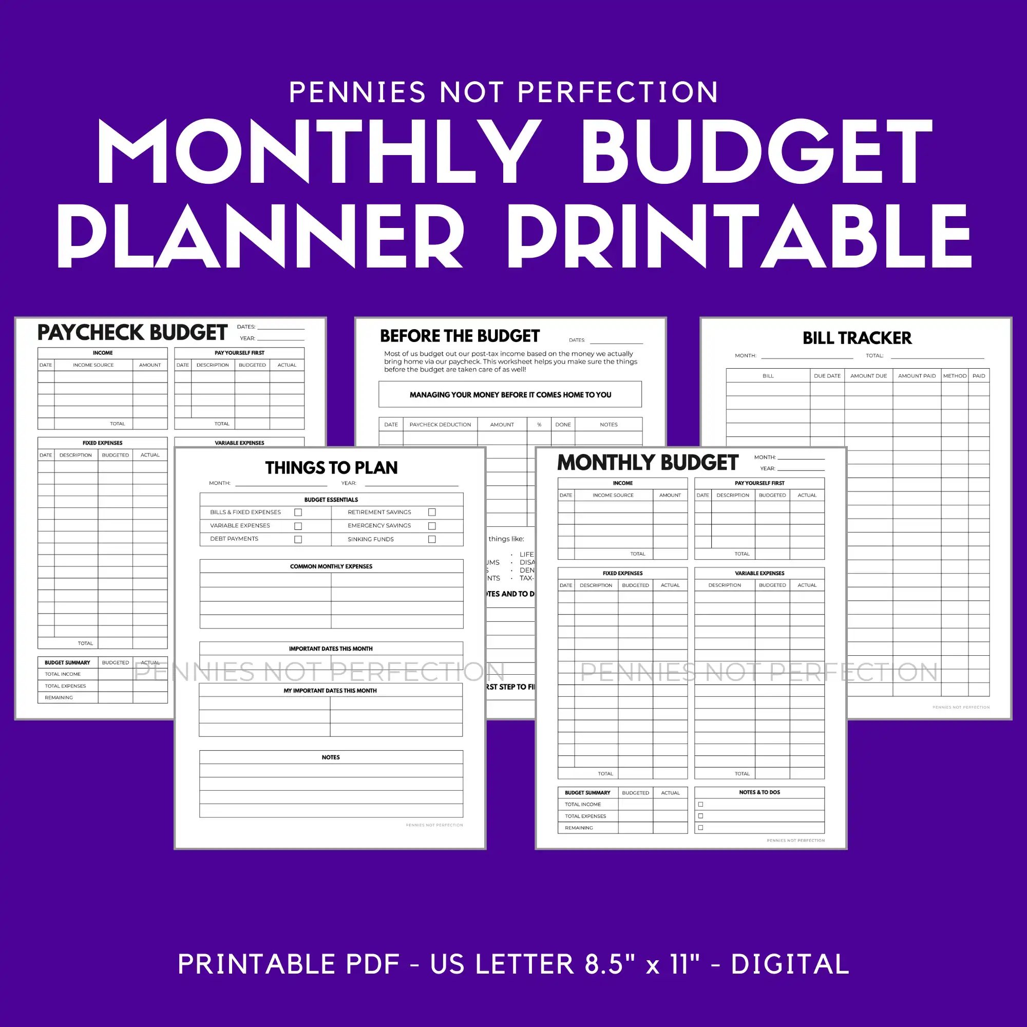 Monthly Budget Planner