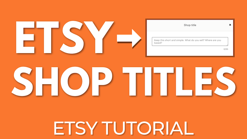 How To Edit Etsy Shop Titles Pennies Not Perfection