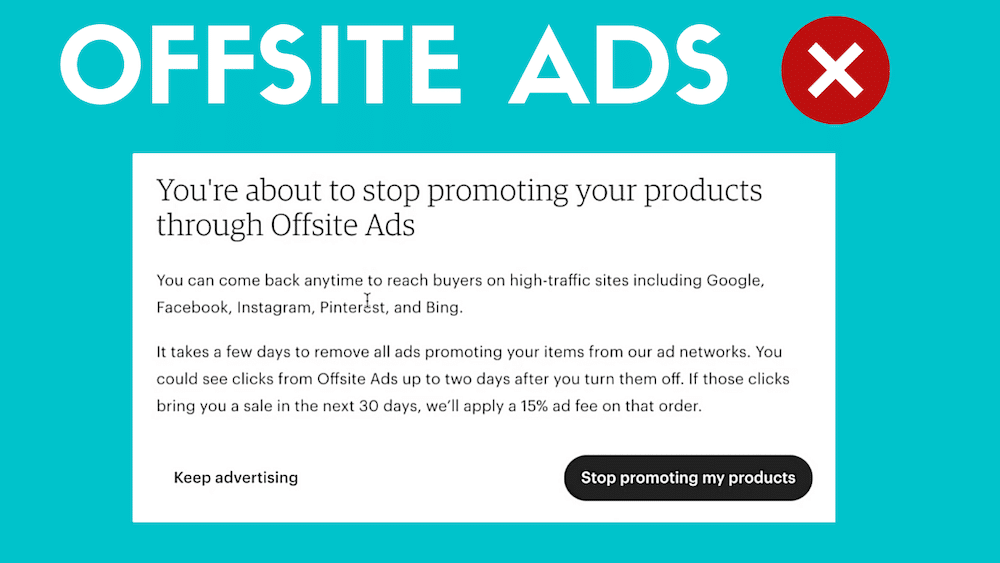 How To Turn Off Etsy Offsite Ads Pennies Not Perfection