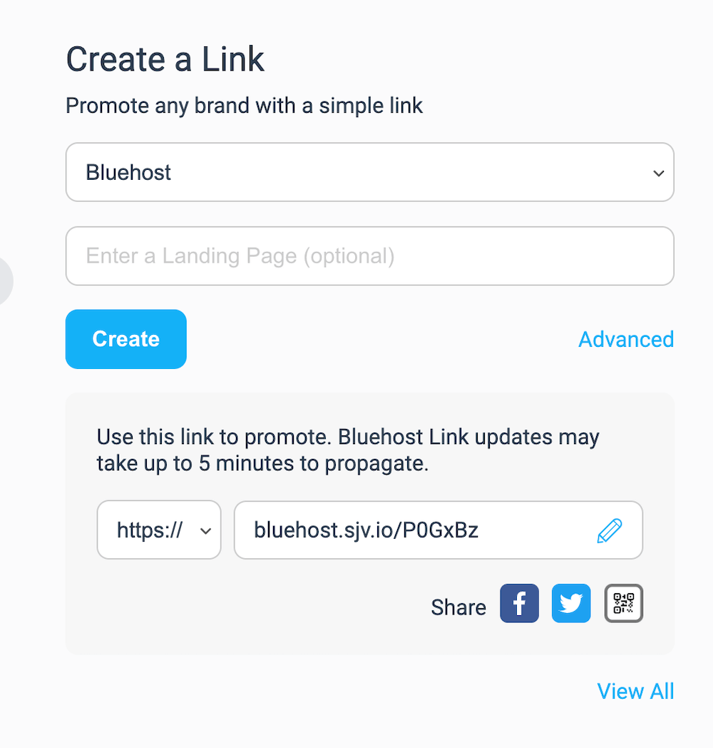 create quick affiliate links on impact.com