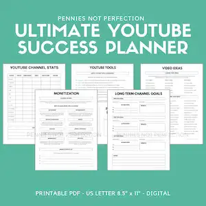 YouTube Success Planner