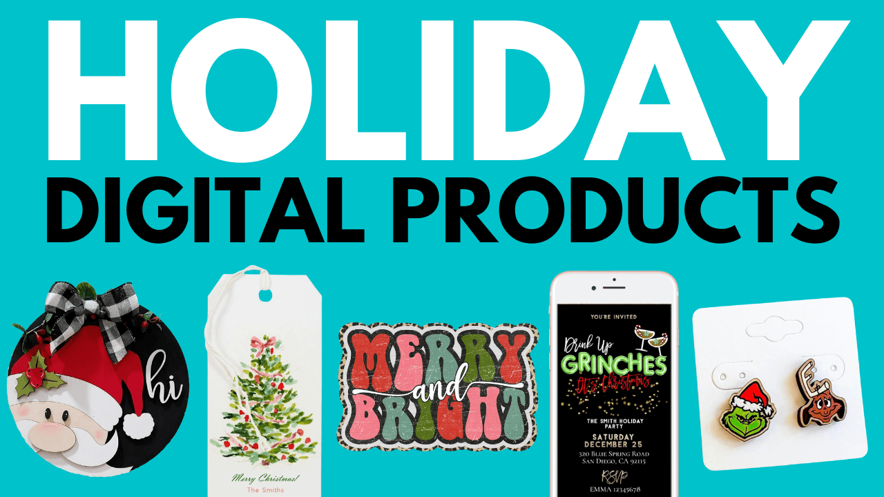 15 Christmas Digital Product Ideas To Sell Pennies Not Perfection