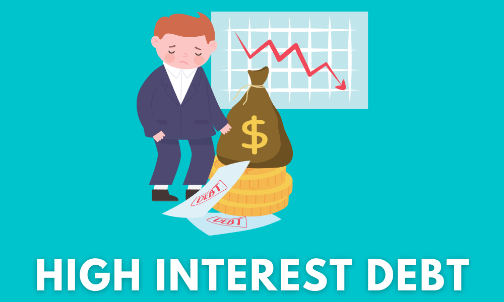 high interest debt is one reason why people are broke and have no money