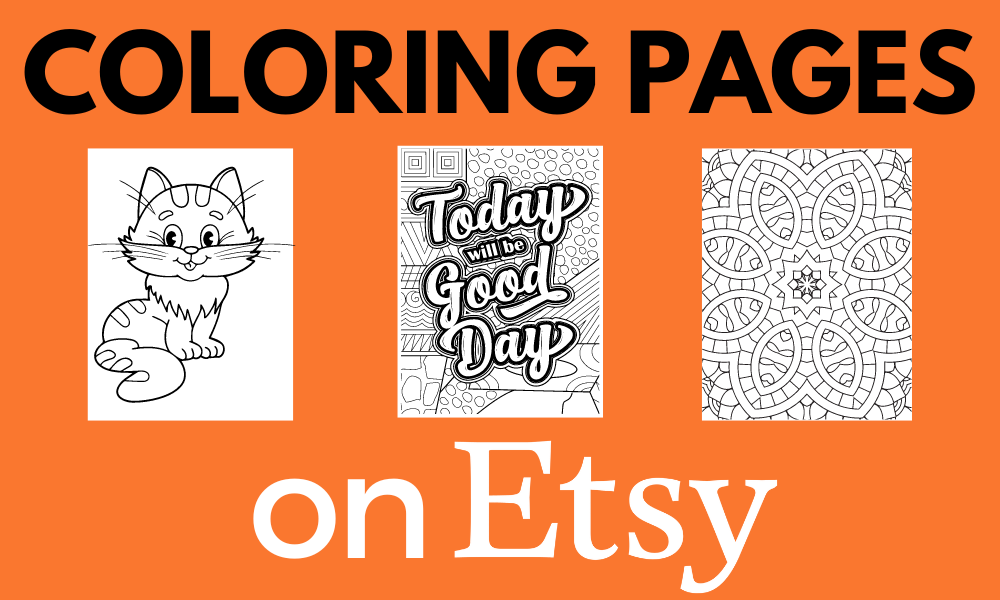 How to Make & Sell Coloring Pages on Etsy Pennies Not Perfection